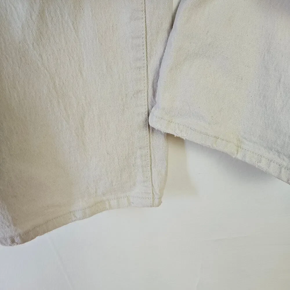 Universal Thread Vintage‎ Straight High Waist Jeans 14 Ivory Denim